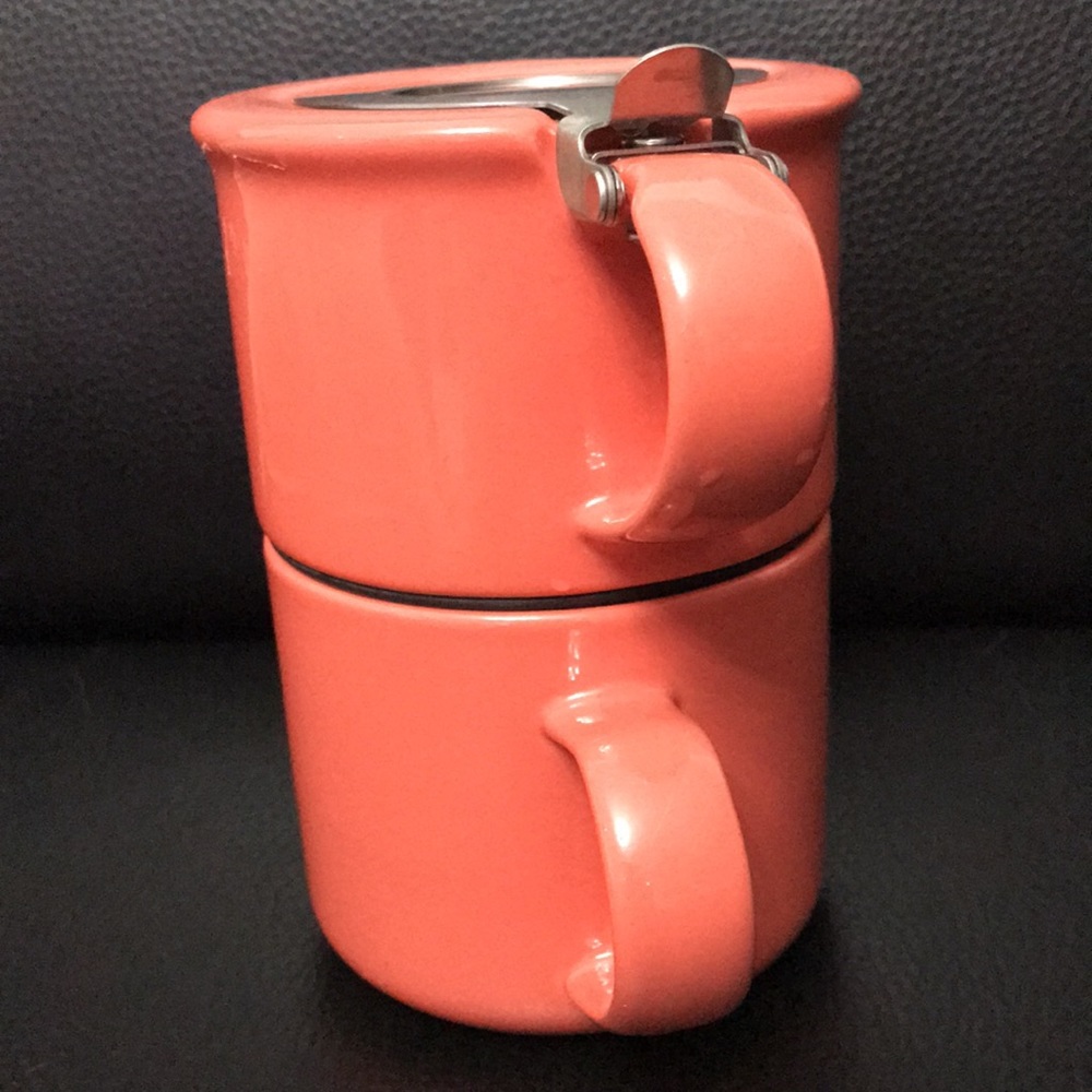 David’s Tea Forlife Stacking  teapot w/ cup & infuser . Used Once! - Picture 2 of 7